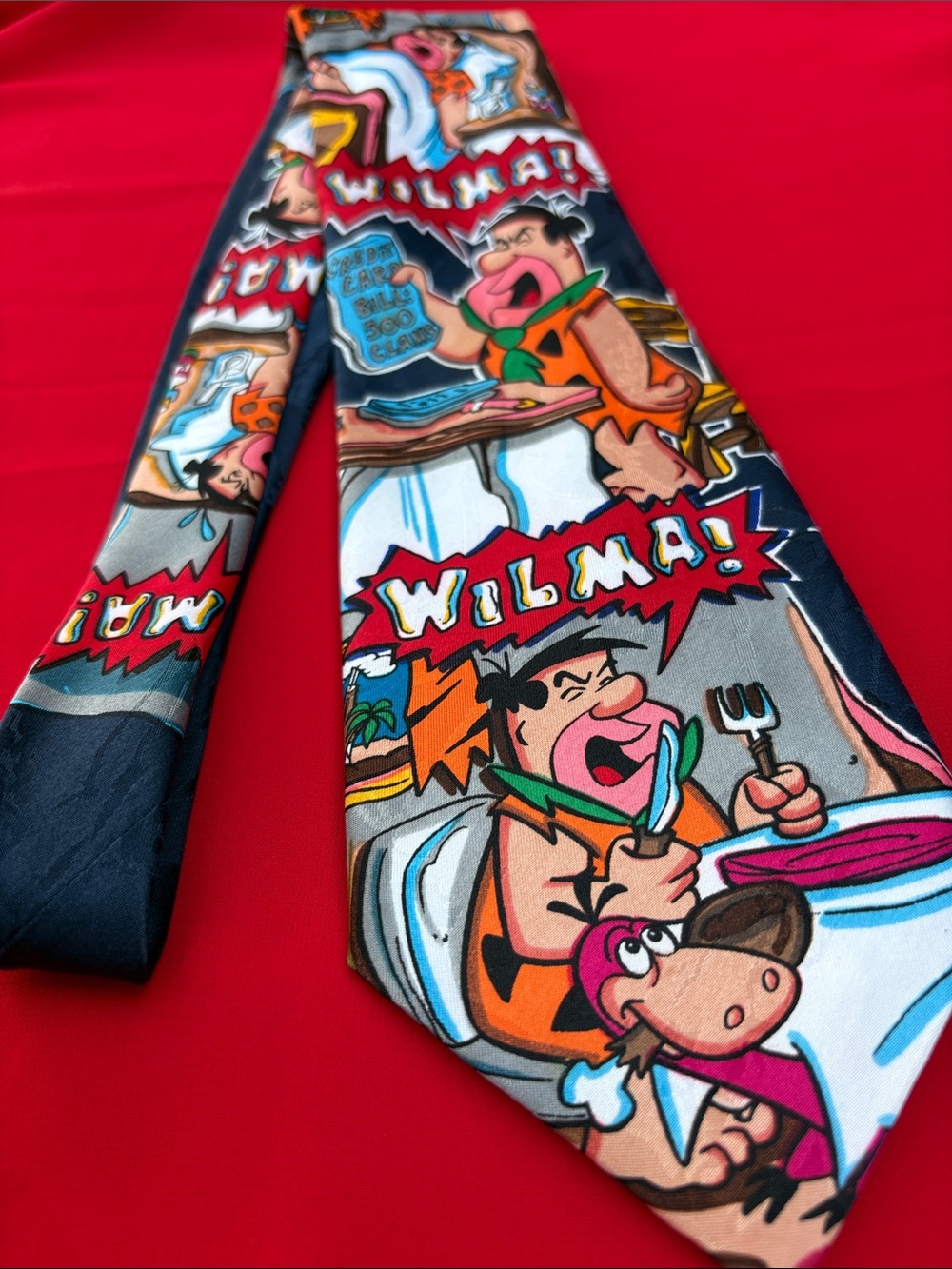 Flintstones Hanna Barbera vintage cartoon  tie!!